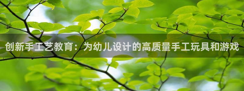 fb体育官方客服电话：创新手工艺教育：为幼儿设计的高