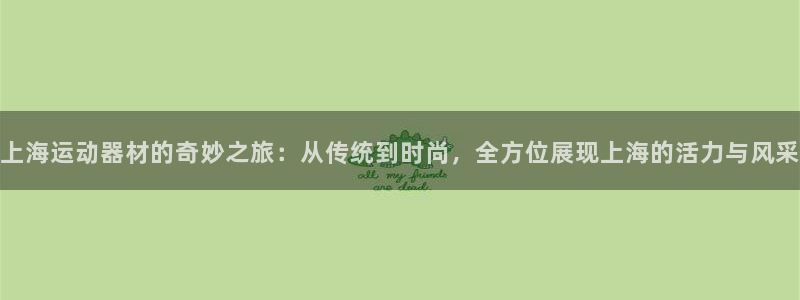 fb体育娱乐下载：上海运动器材的奇妙之旅：从传统到时尚，全方